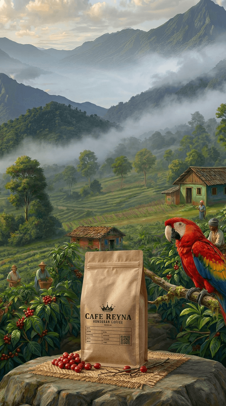Honduran coffee landscape